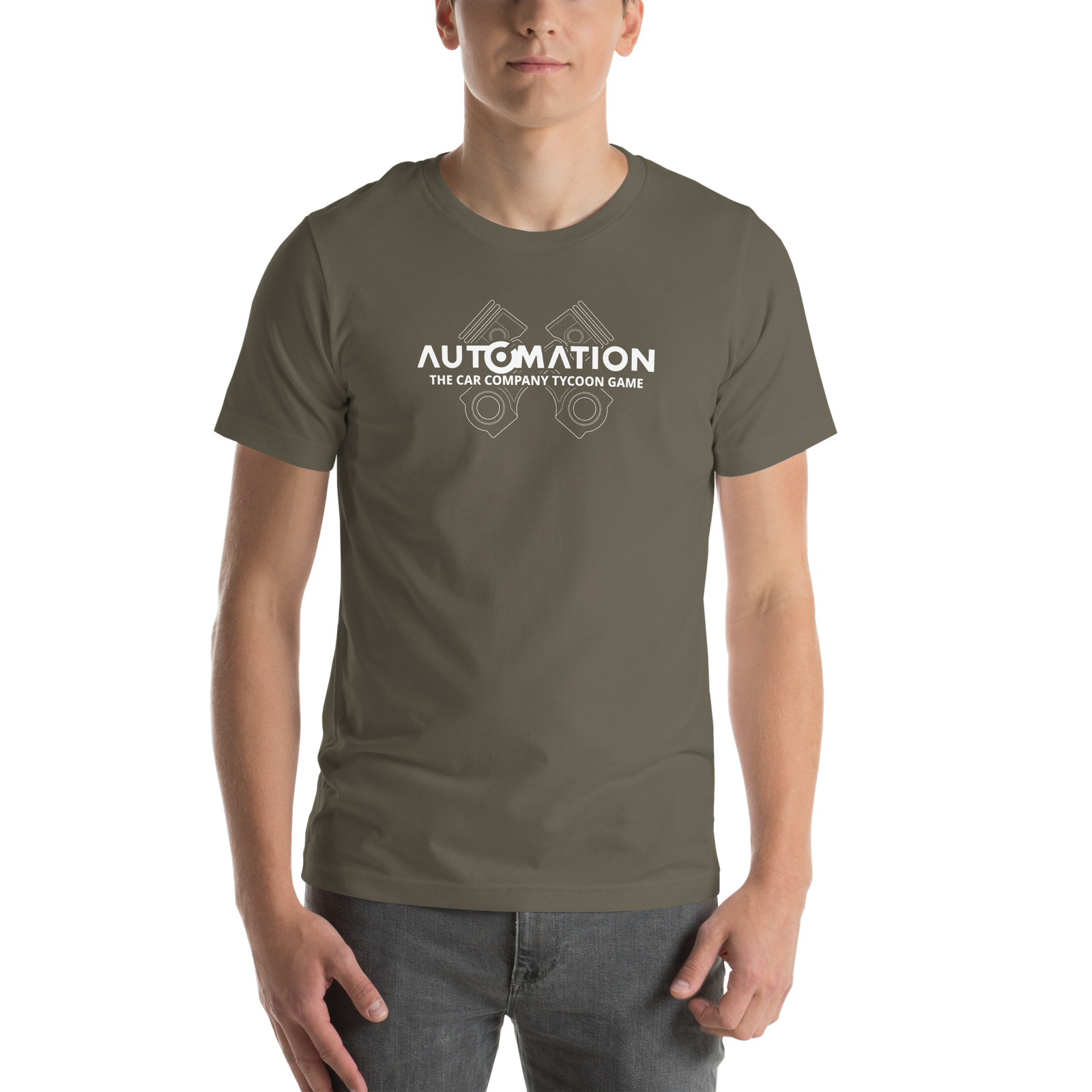 Automation White Logo Unisex T-shirt - Image 9