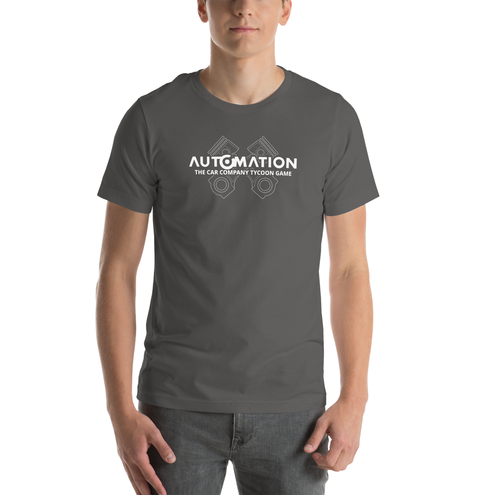 Automation White Logo Unisex T-shirt - Image 8