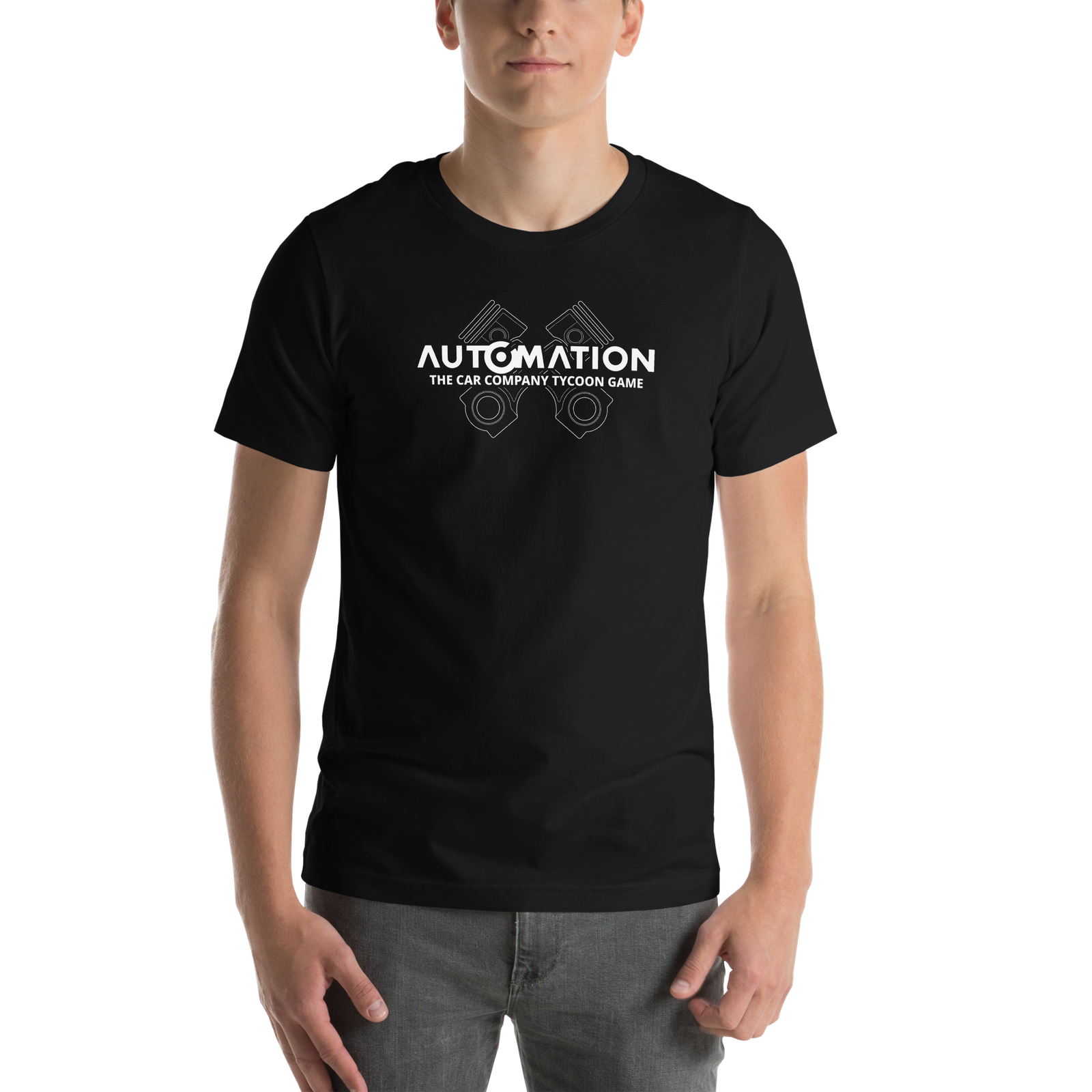 Automation White Logo Unisex T-shirt