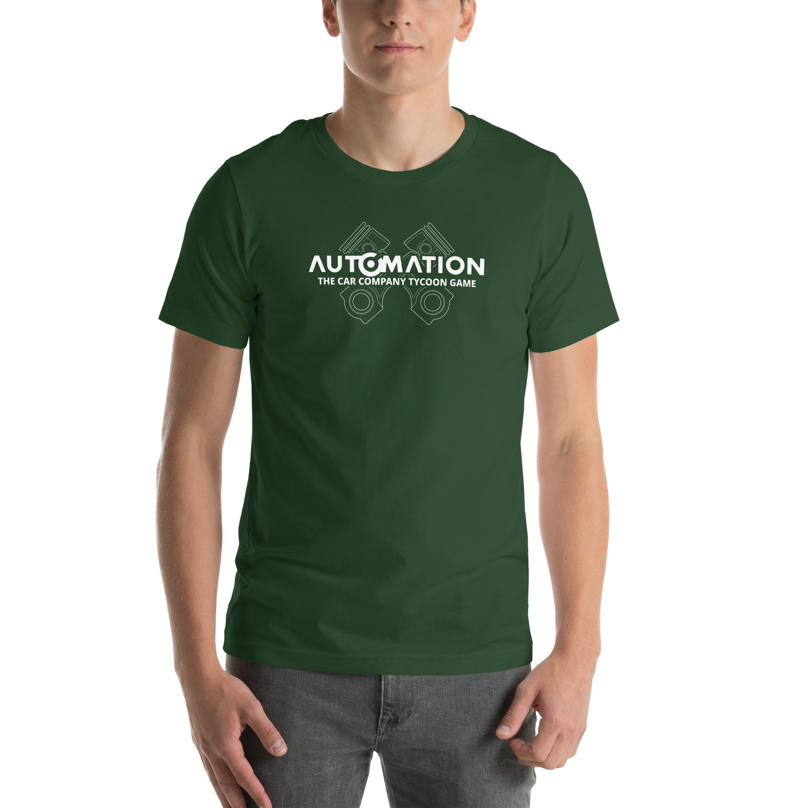 Automation White Logo Unisex T-shirt - Image 6