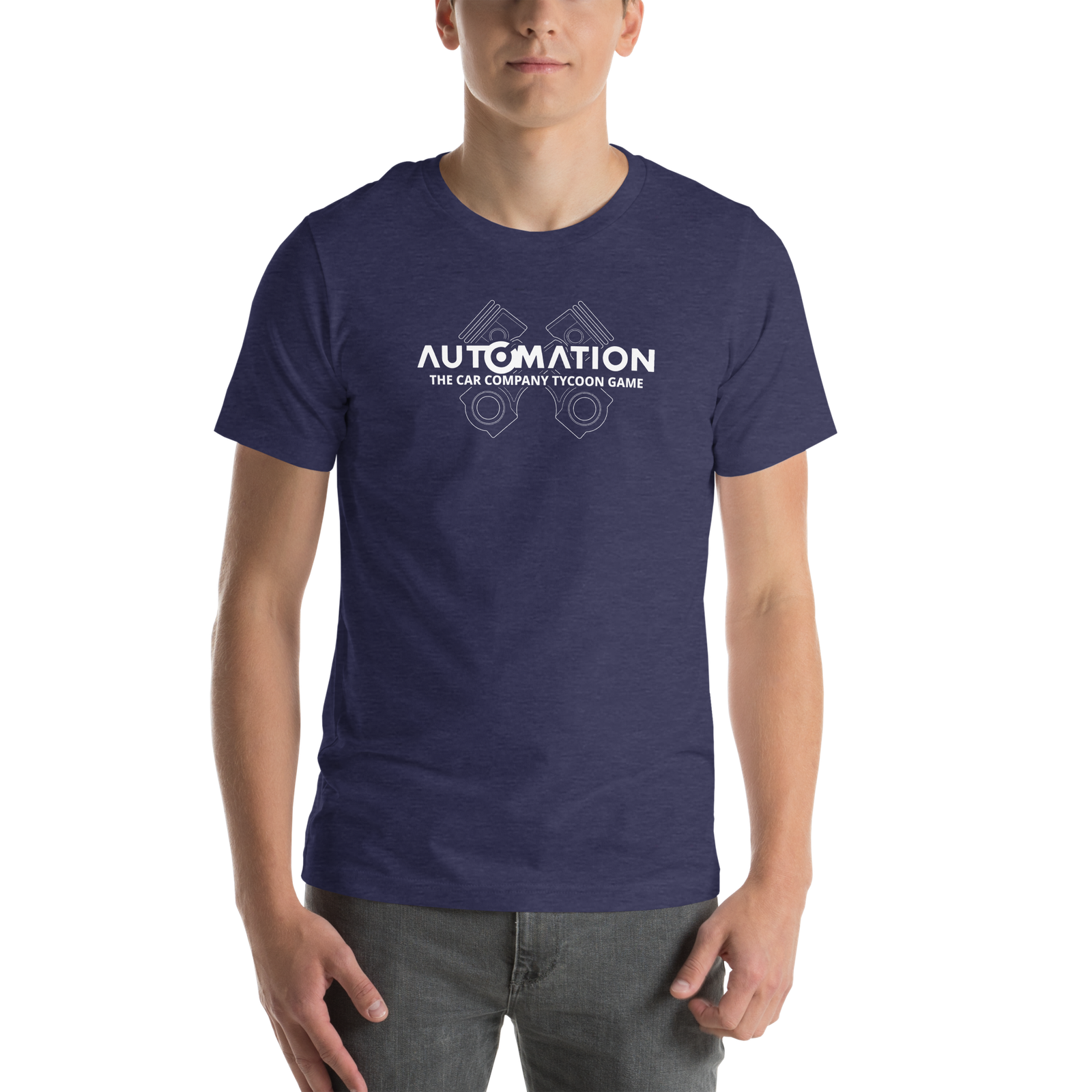Automation White Logo Unisex T-shirt - Image 4