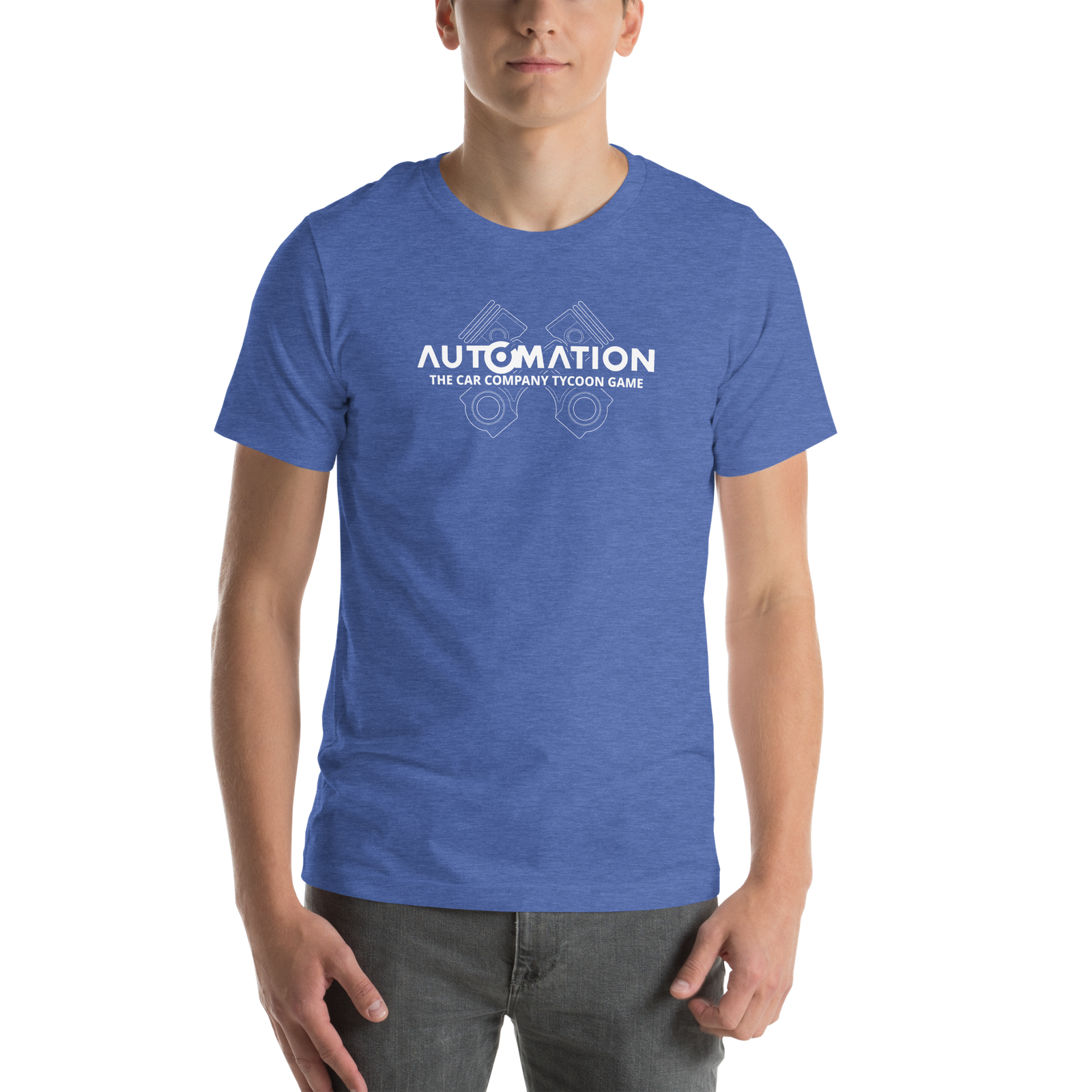 Automation White Logo Unisex T-shirt - Image 10