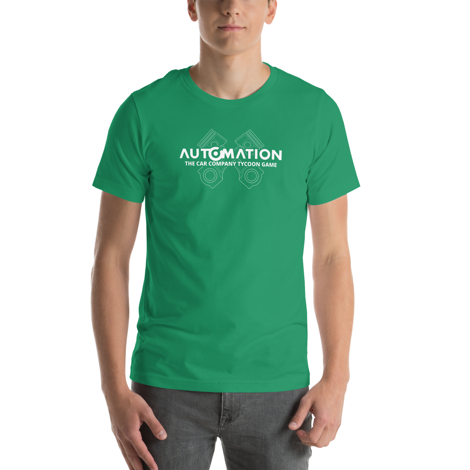 Automation White Logo Unisex T-shirt - Image 11