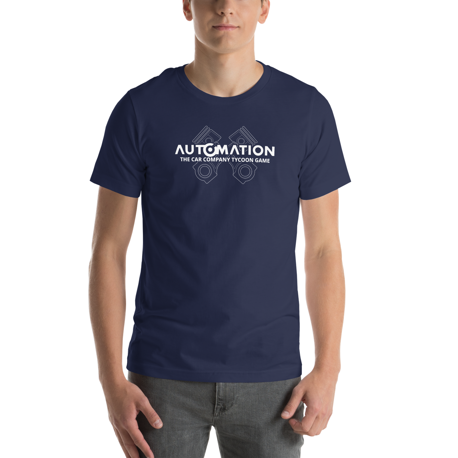 Automation White Logo Unisex T-shirt - Image 2