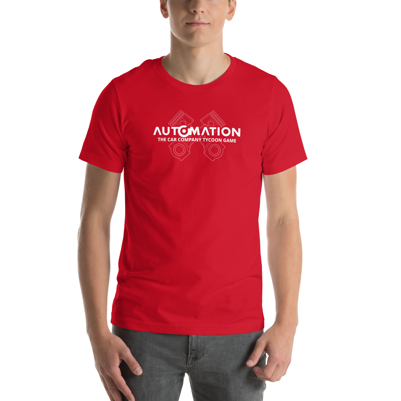 Automation White Logo Unisex T-shirt - Image 5