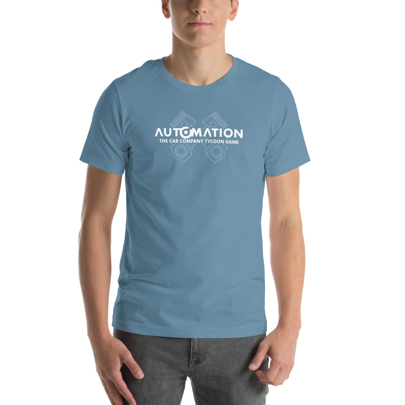 Automation White Logo Unisex T-shirt - Image 12