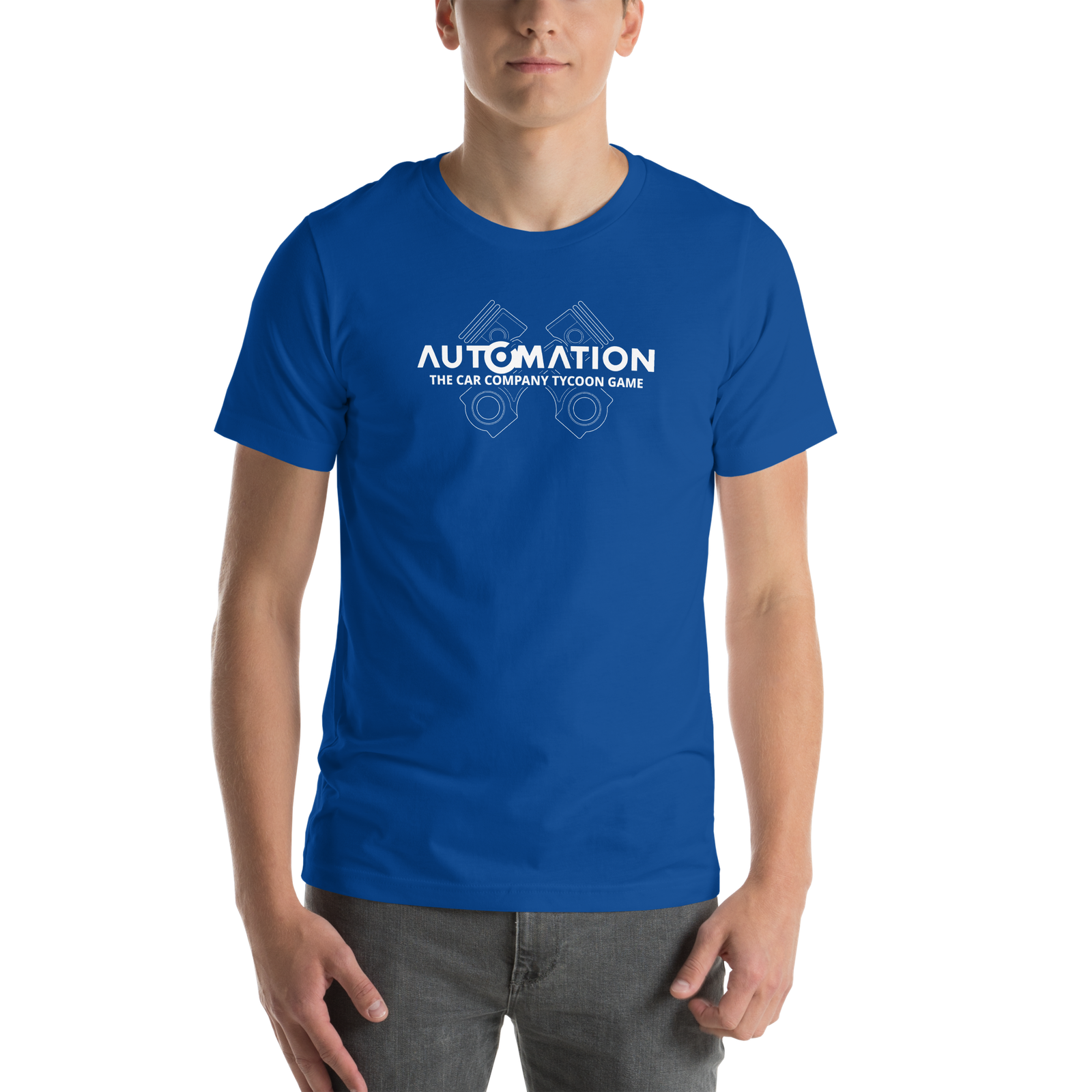 Automation White Logo Unisex T-shirt - Image 7